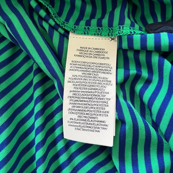 Ralph Lauren X RLX Green Striped Polo Shirt Size L Style 0200011844 - Picture 9 of 10